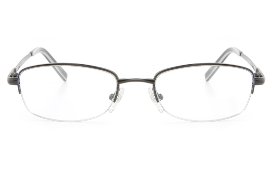 Vista First 2119 Titanium Memory Mens&Womens Semi-rimless Oval Optical Glasses