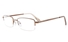 Vista First 2120 Titanium Memory Mens&Womens Semi-rimless Square Optical Glasses ProductViewEntity