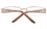 ZB017 Stainless Steel Womens Semi-rimless Square Optical Glasses ProductViewEntity