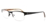 ZB021 Stainless Steel Mens&Womens Semi-rimless Square Optical Glasses ProductViewEntity