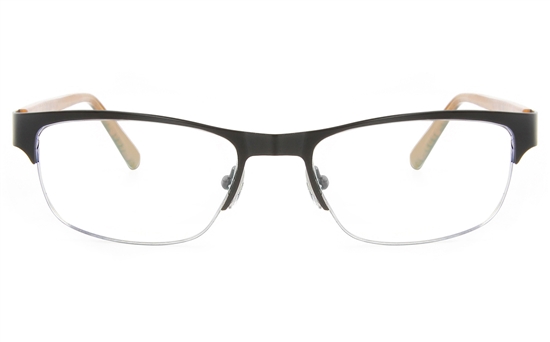ZB021 Stainless Steel Mens&Womens Semi-rimless Square Optical Glasses ZB021 Stainless Steel Mens&Womens Semi-rimless Square Optical Glasses