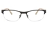 ZB021 Stainless Steel Mens&Womens Semi-rimless Square Optical Glasses ZB021 Stainless Steel Mens&Womens Semi-rimless Square Optical Glasses