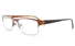 ZB022 Stainless Steel Mens&Womens Semi-rimless Square Optical Glasses ProductViewEntity
