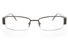 ZB023 Stainless Steel Mens&Womens Semi-rimless Square Optical Glasses