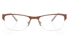 ZB022 Stainless Steel Mens&Womens Semi-rimless Square Optical Glasses ZB022 Stainless Steel Mens&Womens Semi-rimless Square Optical Glasses
