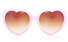 Vista Sport 841 Propionate Kids Full Rim Heart-Shaped Sunglasses