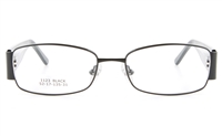 Vista First 1123 Stainless Steel/ZYL  Mens&Womens Full Rim Optical Glasses - Oval Frame