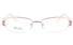 Vista First 8807 Stainless Steel/ZYL  Womens Semi-rimless Optical Glasses - Oval Frame
