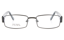 Vista First 8806 Stainless Steel/ZYL  Womens Full Rim Optical Glasses - Oval Frame