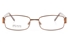 Vista First 8808 Stainless Steel/ZYL  Womens Full Rim Optical Glasses - Oval Frame