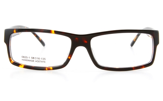 Vista First 0825-1 Acetate(ZYL) Mens Full Rim Optical Glasses - Square Frame