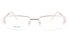 Vista First 1122 Stainless Steel/ZYL  Womens Semi-rimless Optical Glasses - Square Frame