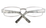 Vista First 8806 Stainless Steel/ZYL Womens Full Rim Optical Glasses - Oval Frame ProductViewEntity