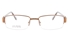 Vista First 1122 Stainless Steel/ZYL  Womens Semi-rimless Optical Glasses - Square Frame