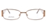 Vista First 1123 Stainless Steel/ZYL  Mens&Womens Full Rim Optical Glasses - Oval Frame