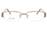 Vista First 8807 Stainless Steel/ZYL  Womens Semi-rimless Optical Glasses - Oval Frame