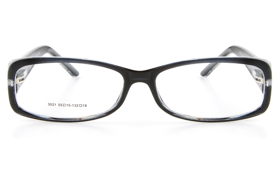 Poesia LO3021 Propionate Male Full Rim Optical Glasses - Square Frame Poesia LO3021 Propionate Male Full Rim Optical Glasses - Square Frame