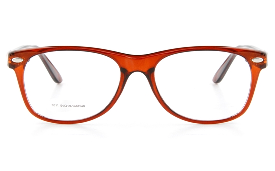 Poesia LO3011 Propionate Mens Full Rim Optical Glasses - Oval Frame