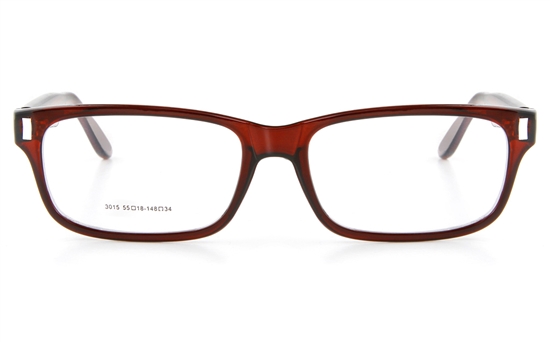 Poesia LO3015 Propionate Mens Full Rim Optical Glasses - Square Frame