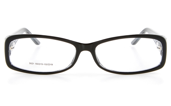 Poesia LO3021 Propionate Male Full Rim Optical Glasses - Square Frame