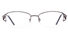 Vista First 1108 Stainless Steel Womens Oval Semi-rimless Optical Glasses