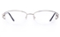 Vista First 1108 Stainless Steel Womens Oval Semi-rimless Optical Glasses