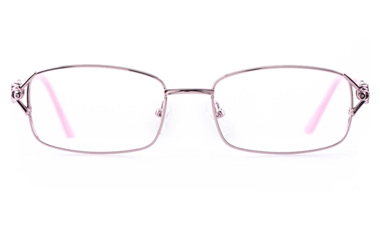 Vista First 1109 Stainless Steel Womens Square Full Rim Optical Glasses