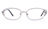 Vista First 1110 Stainless Steel Womens Oval Full Rim Optical Glasses