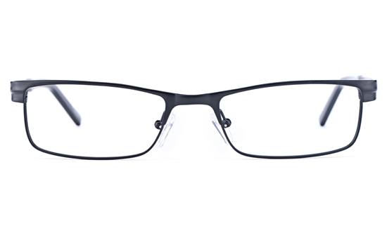 Vista First 1622 Stainless Steel/ZYL Mens Square Full Rim Optical Glasses Vista First 1622 Stainless Steel/ZYL Mens Square Full Rim Optical Glasses