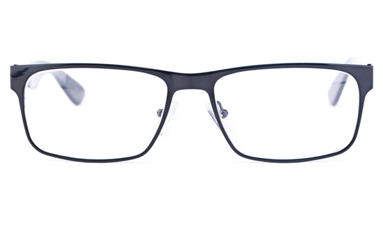 Vista First 1624 Stainless Steel/ZYL Mens Square Full Rim Optical Glasses Vista First 1624 Stainless Steel/ZYL Mens Square Full Rim Optical Glasses