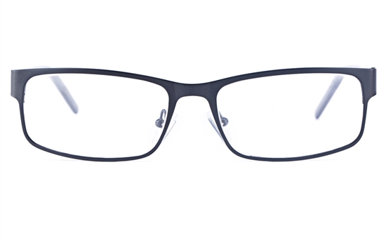 Vista First 1626 Stainless Steel/ZYL  Mens Square Full Rim Optical Glasses