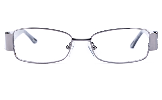 Vista First 8810 Stainless Steel/ZYL Womens Oval Full Rim Optical Glasses Vista First 8810 Stainless Steel/ZYL Womens Oval Full Rim Optical Glasses