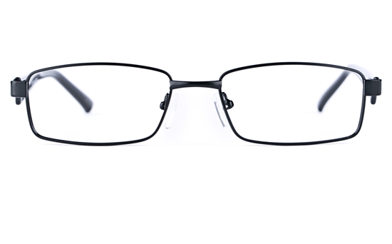 Poesia 6629 Stainless Steel/PC Mens&Womens Rectangle Full Rim Optical Glasses Poesia 6629 Stainless Steel/PC Mens&Womens Rectangle Full Rim Optical Glasses