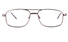 Poesia 6633 Stainless Steel Mens&Womens Round Full Rim Optical Glasses