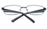 Poesia 6629 Stainless Steel/PC Mens&Womens Rectangle Full Rim Optical Glasses ProductViewEntity