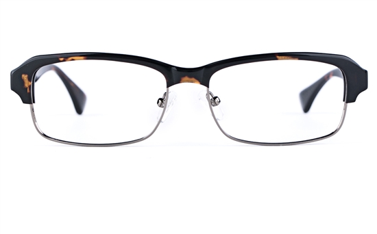 Vista First 1629 Acetate(ZYL) Mens Square Full Rim Optical Glasses