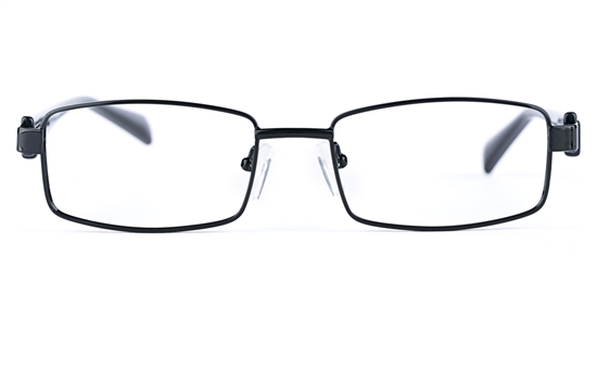 Poesia 6634 Stainless Steel/PC Mens&Womens Rectangle Full Rim Optical Glasses Poesia 6634 Stainless Steel/PC Mens&Womens Rectangle Full Rim Optical Glasses