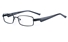 Poesia 6628 Stainless Steel/PC Mens&Womens Rectangle Full Rim Optical Glasses ProductViewEntity