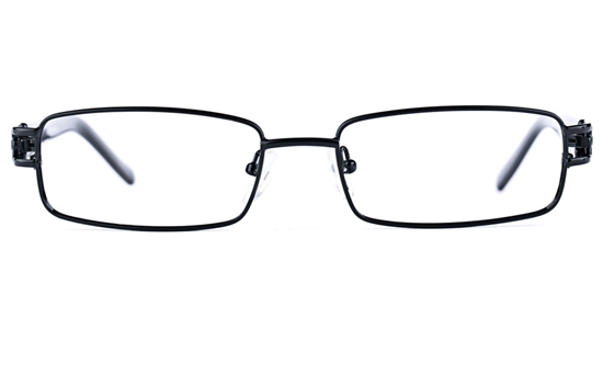 Poesia 6639 Stainless Steel/PC Mens&Womens Rectangle Full Rim Optical Glasses Poesia 6639 Stainless Steel/PC Mens&Womens Rectangle Full Rim Optical Glasses