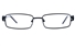 Poesia 6639 Stainless Steel/PC Mens&Womens Rectangle Full Rim Optical Glasses
