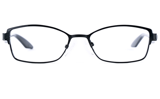 Poesia 6636 Stainless Steel/PC Womens Cat eye Full Rim Optical Glasses