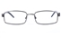Poesia 6637 Stainless Steel/PC Mens&Womens Square Full Rim Optical Glasses
