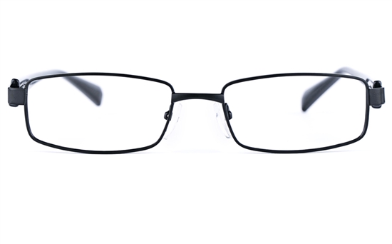 Poesia 6635 Stainless Steel/PC Mens&Womens Rectangle Full Rim Optical Glasses Poesia 6635 Stainless Steel/PC Mens&Womens Rectangle Full Rim Optical Glasses