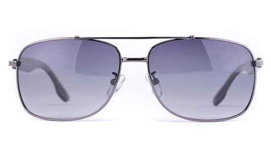 Vista Sport P1302 Stainless Steel Mens Oval Full Rim Sunglasses