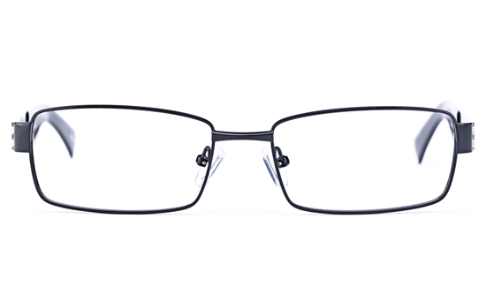 Vista Sport 9101 Stainless Steel Mens Square Full Rim Optical Glasses