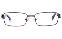 Vista Sport 9101 Stainless Steel Mens Square Full Rim Optical Glasses