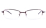 Vista First 9106 Stainless Steel Mens Square Semi-rimless Optical Glasses