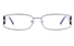 Vista First 8811 Stainless Steel/ZYL  Womens Oval Full Rim Optical Glasses
