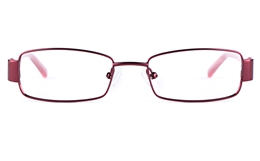 Vista Kids 5811 Stainless Steel/ZYL  Kids Square Full Rim Optical Glasses for Fashion,Classic,Nose Pads 