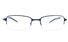 Vista First 9106 Stainless Steel Mens Square Semi-rimless Optical Glasses